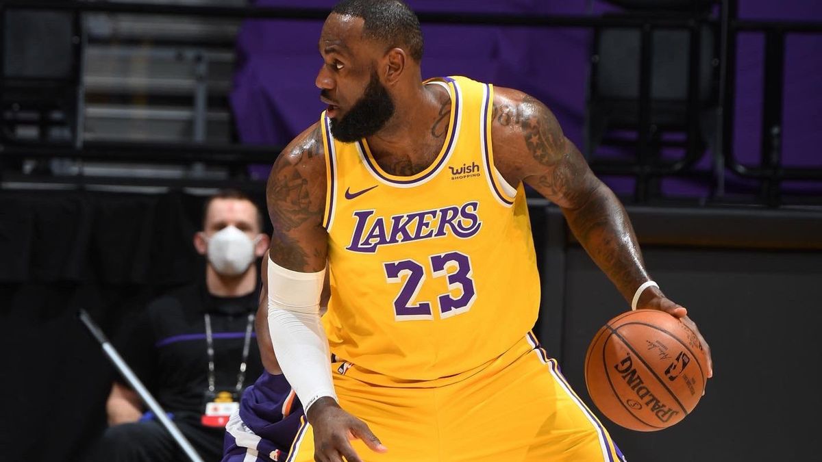 Gawat, LeBron James Terancam Absen 6 Pekan sampai 3 Bulan karena Keseleo Kaki Kanan